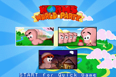 Worms World Party screenshot 5 for GameBoy Advance
